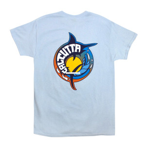 Calcutta SMAR-CMNT-S Sunset Marlin - Short Sleeve Garment Dyed T-shirt - SMAR-CMNT-S