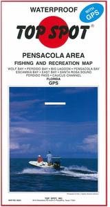 Top Spot N223 Map- Pensacola Area - Wolf Bay To Cactus Channel Gps - N223