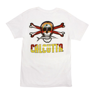 Calcutta FLFlag-Wht-L FL Flag Shirt - Short Sleeve Pocket T-Shirt White Lg - FLFLAG-WHT-L