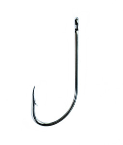 Eagle Claw 085-6/0 Plain Shank - Offset Hook, Size 6/0, Curved Point - 085-6/0 Eagle Claw 085-6/0 Plain Shank - Offset Hook, Size 6/0, Curved Point - 085-6/0