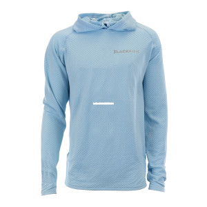 Blackfish 17143 CoolCharge UPF - Angler Sun Hoodie - Sky Blue Size M - 17143
