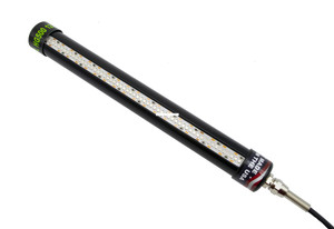 Hydro Glow HG500 Fishing Light, 12v - 22" LED, Green, 20' Cord, All metal - HG500 Hydro Glow HG500 Fishing Light, 12v - 22" LED, Green, 20' Cord, All metal - HG500