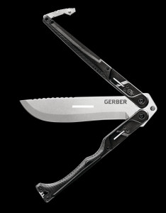 Gerber 30-001536N Doubledown - Folding Machete Black Stonewash - 30-001536N
