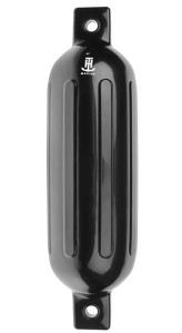 T&H Marine - Boat Fender - Black 5.5 X 20in - BE-GE-52179-DP