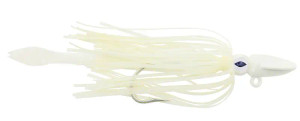AFW - Alien Squid Head Jig - 4oz White/white - AFW - Alien Squid Head Jig - 4oz White/white -
