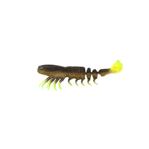 Z-Man - Prawnstarz Loose Body - 3.5in 3pk Rootbeer Chartreuse -