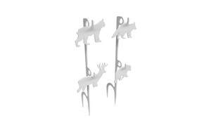 Birchwood Casey - Rimfire Ar500 Animal Target Set - BC-41579
