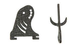 Skull Hooker - Hooker Trophy Tree Arm/prong - SKH-TTAP-ASSY-BLK