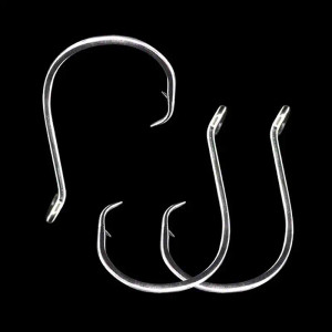 Whisker Seeker - Wst Octopus Hook - 8/0 Black Nickel 4pk -