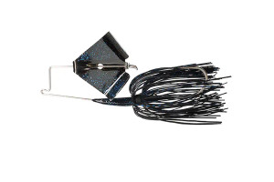 Boogerman - Reflex Metal Flake Buzzbait - 1/4oz Black Blue - Boogerman - Reflex Metal Flake Buzzbait - 1/4oz Black Blue -