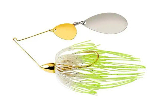 War Eagle - Gold Frame Spinnerbait - 1/2oz In/in Hot Blue Her -