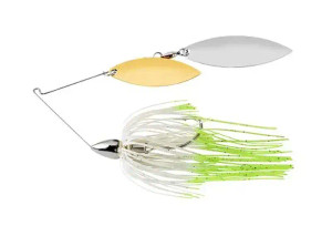 War Eagle - Nickel Frame Spinnerbait - 3/8oz Wl/wl Hot Wht Shd -