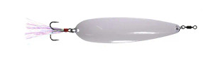 Boogerman - Lake Fork Flutter Spoon - 4in 3/4oz Snow - Boogerman - Lake Fork Flutter Spoon - 4in 3/4oz Snow -