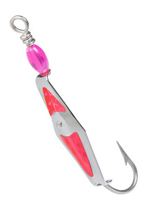 Clarkspoon - Clarkspoon Flashspoon - 6/0 Silver/pink Tape -