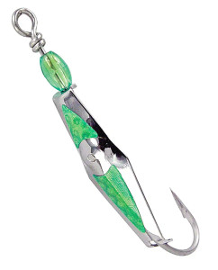 Clarkspoon - Clarkspoon Flashspoon - 3/0 Silver/green Tape -