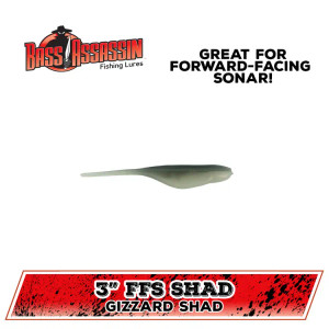 3" FF Shad Assassin 6ct - Gizzard Shad 3" FF Shad Assassin 6ct - Gizzard Shad