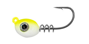 1Standard - 1Standard 1/8oz Dock Shooter Jighead 3pk - ChartyWht