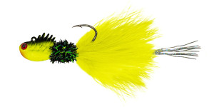 1Standard - 1 Standard 1/8oz 2pk Minno Hair Sickle Jig - BlkCharty