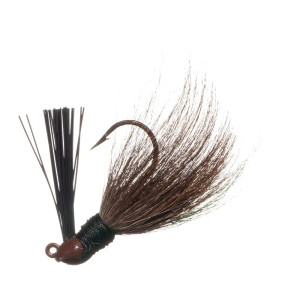 Original Arkie Bucktail Jig 1/4oz - Brown Green