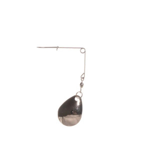 Arkie Silver Jig Spinner 2pk - #2