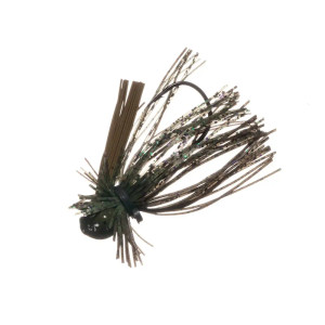 Arkie Football Jig 1/2oz- #2 - Green Pumpkin Candy