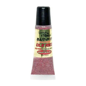 Bait Pop Ole Red - LIVE SONAR INTENSIFIER Scented Sparklscales .5oz Tube Hang Tab Bait Pop Ole Red - LIVE SONAR INTENSIFIER Scented Sparklscales .5oz Tube Hang Tab