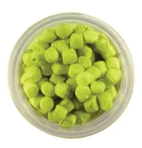Berkley Powerbait Crappie Nibbles - Glow Chartreuse