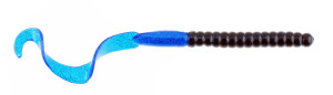 Berkley 7" Power Worm 13/pkg - Black/Blue
