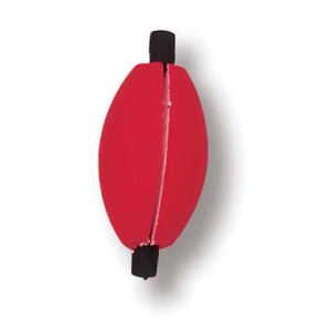 Betts Peg Foam Float Oval 1 1/2" Red 100Pk