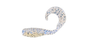 Big Bite Baits 2" Curly Tail Crappie Minnr 10pk - Blue Pearl Pepper