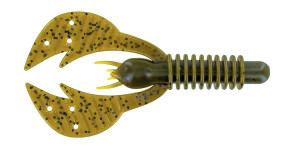 Big Bite Baits 3.75" Kamikaze Craw 6pk - Green Pumpkin