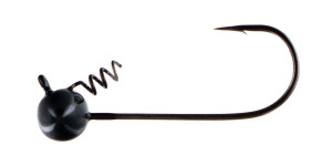 Big Bite Baits 1/4oz Football Shaky Head 4pk - Green Pumpkin