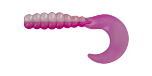 Big Bite Baits 2" Fat Grub 10pk - Pink/White