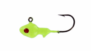 Big Bite Baits Big Bite Minnow Jig 10pk - 1/16 oz Chart/Red Eye