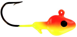 Big Bite Baits Big Bite Minnow Jig 10pk - 1/16 oz Orange/Chartreuse