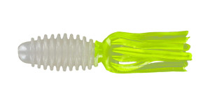 Big Bite Baits 1.75" Slab Tube 10pk - Pearl/Chart