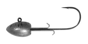 Big Bite Baits Swimmer Head 4pk - Black Splatter Back