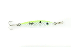 Bink's Pro Series 1oz Spoon - White/Chartreuse Back