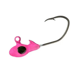 Bobby Garland 1/16oz Overbite Sickle Jigheads 10pk - Mo'Glo Pink