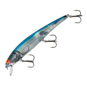 Bomber Long A 4-1/2" - Silver Flash Blue Back