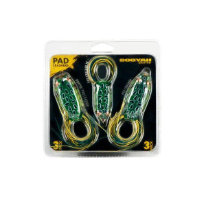 Booyah Pad Crasher 3pk - Pad Crasher, Poppin' and Jr. - Leopard Frog