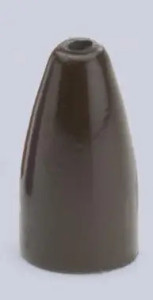 Bullet Weights 1/8oz Black Painted Slip Sinker 5pk