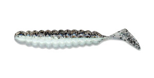 Charlie Brewers 1.5" Crappie/Panfish Slider Grubs 18/pk - Tennessee Shad