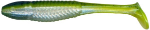 Charlie Brewers Slider 3.5" Shad 8/pk - Grass Shad