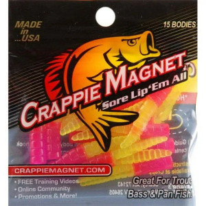 Leland's Lures Crappie Magnet 15pk - Pink/Chart