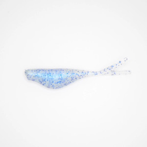 Crappie Slammers 12ct Split Shad - Sapphire Ghost
