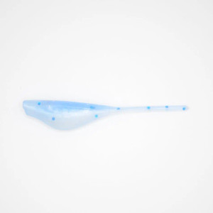 Crappie Slammers 12ct Straight Shad - Toothpaste Pearl