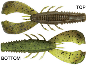 CrushCity Cleanup Craw 3 Green Pumpkin Watermelon