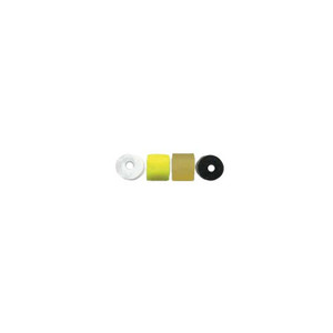 Do-It Molds - Skirt Collars Black - 100ct