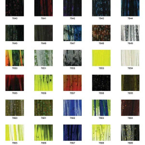 Do-It Molds - Silicone Skirting 5pkg - Purple w Black Scale Do-It Molds - Silicone Skirting 5pkg - Purple w Black Scale